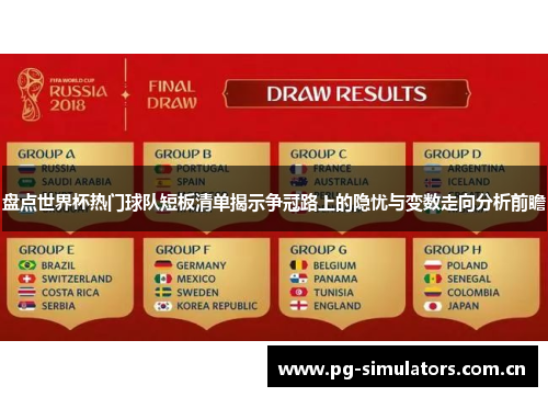 盘点世界杯热门球队短板清单揭示争冠路上的隐忧与变数走向分析前瞻 盘点世界杯热门球队短板清单揭示争冠路上的隐忧与变数走向分析前瞻